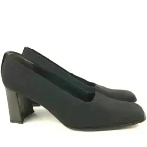 Stuart Weitzman Heels Size 7.5 AA Black Leather