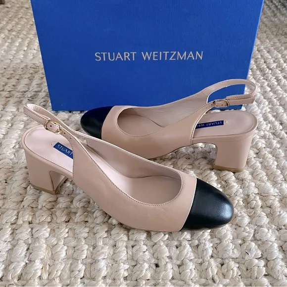 Stuart Weitzman Loraine Mary Jane Slingback Heels