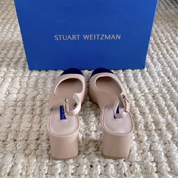Stuart Weitzman Loraine Mary Jane Slingback Heels