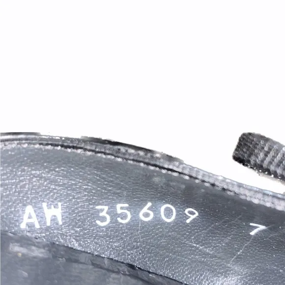 Stuart Weitzman Patent Leather D'Orsay Peep Toe Heels