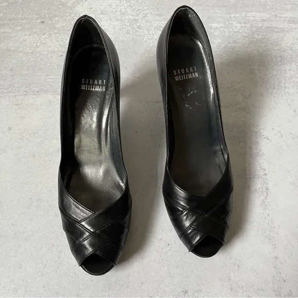 Stuart Weitzman Peep Toe Heels 8