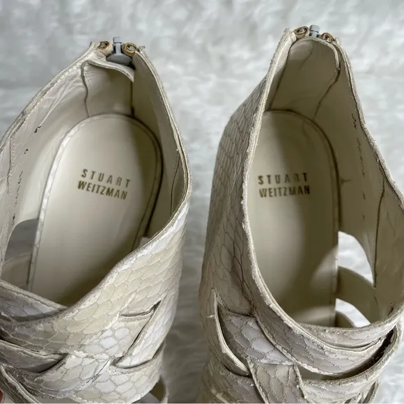 Stuart Weitzman snake heels size 9