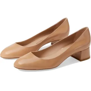 Stuart Weitzman Vivienne 35mm Pump Patent Leather Heels Size 8.5 Nude Beige