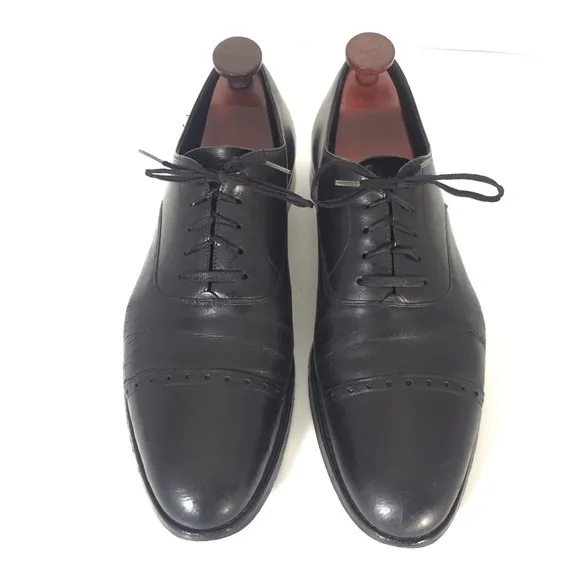 Stuart’s Choice Paul Stuart Leather Oxfords Sz 11D