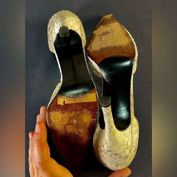 Stuart Weitzman - Reptile Leather - heels