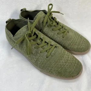 SUAVS Zilker Knit Sneakers Olive Green Lightweight Lace Up Shoes Sz 11