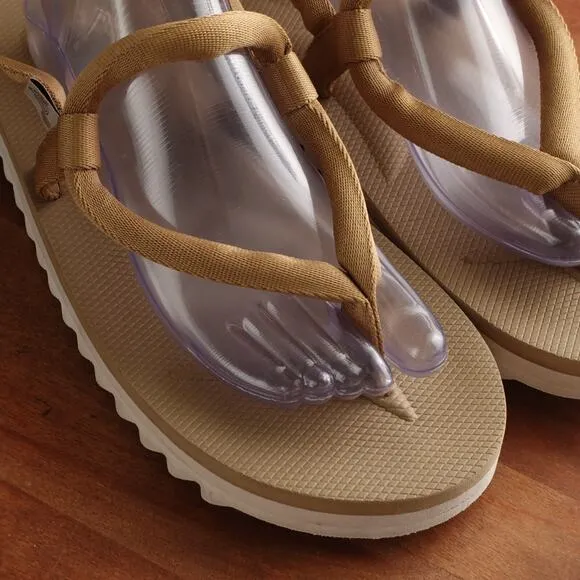 Suicoke Sandals Mens SZ 11 Beige Kat-3 Adjustable Summer Lightweight Travel Shoe