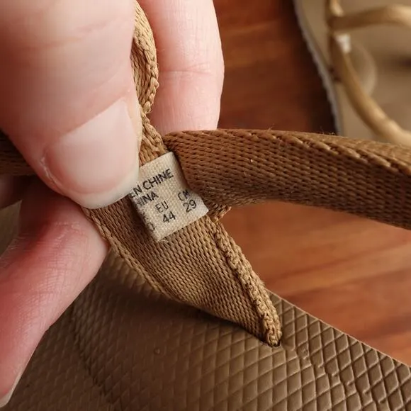 Suicoke Sandals Mens SZ 11 Beige Kat-3 Adjustable Summer Lightweight Travel Shoe