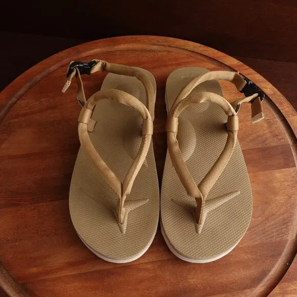 Suicoke Sandals Mens SZ 11 Beige Kat-3 Adjustable Summer Lightweight Travel Shoe
