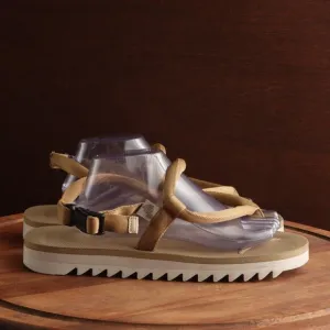Suicoke Sandals Mens SZ 11 Beige Kat-3 Adjustable Summer Lightweight Travel Shoe