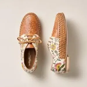 Sundance Catalog Laidback London Leather Coriander Oxfords Size US 7 $188