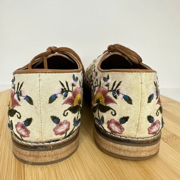 Sundance Catalog Laidback London Leather Coriander Oxfords Size US 7 $188