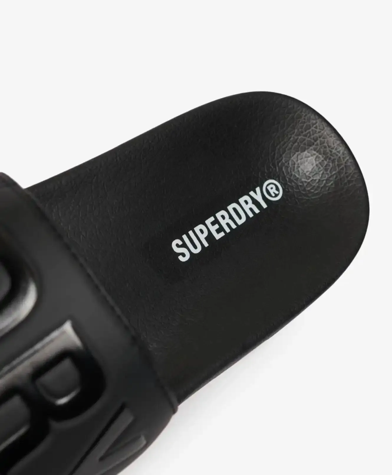 Superdry Mens Core Pool Slides Black
