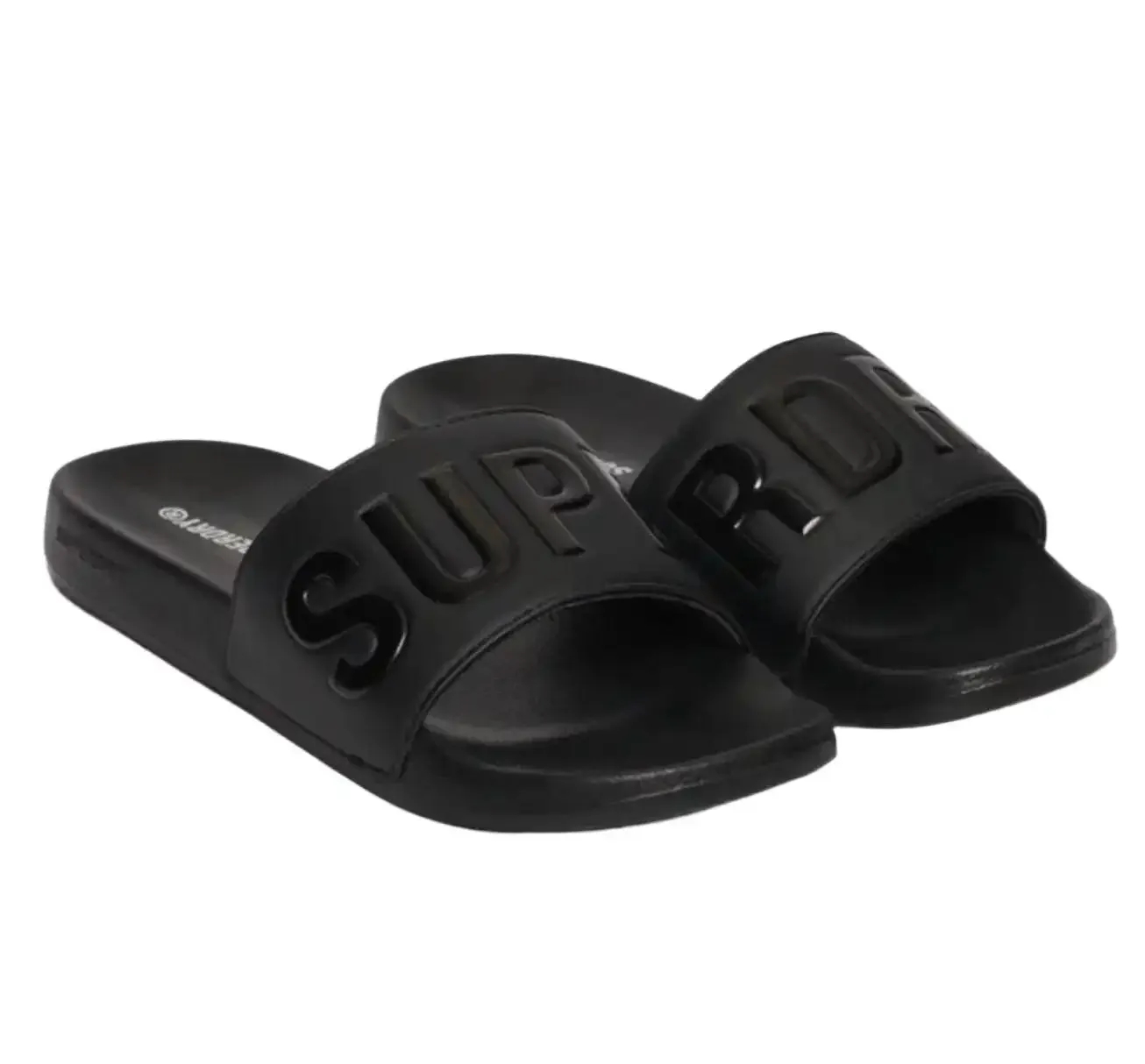 Superdry Mens Core Pool Slides Black