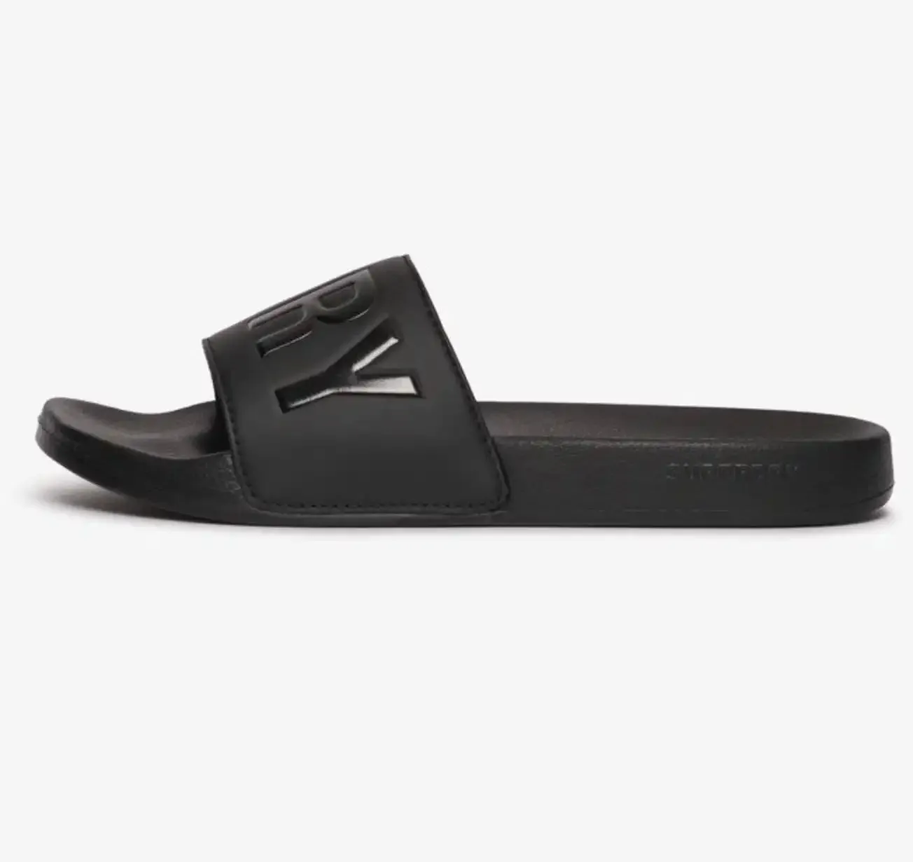 Superdry Mens Core Pool Slides Black