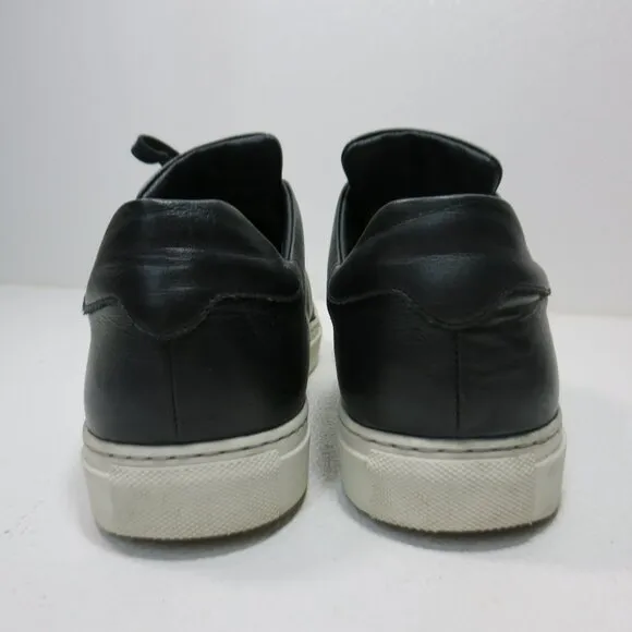 Svensson Leather Classic Low Black White Hand Made Men's Comfort Oxfords Sz 44
