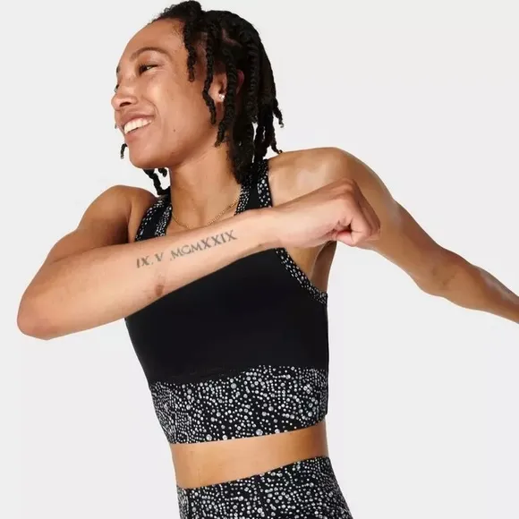 Sweaty Betty NWT Power Frame Workout Tank in Blue Celestial Dot