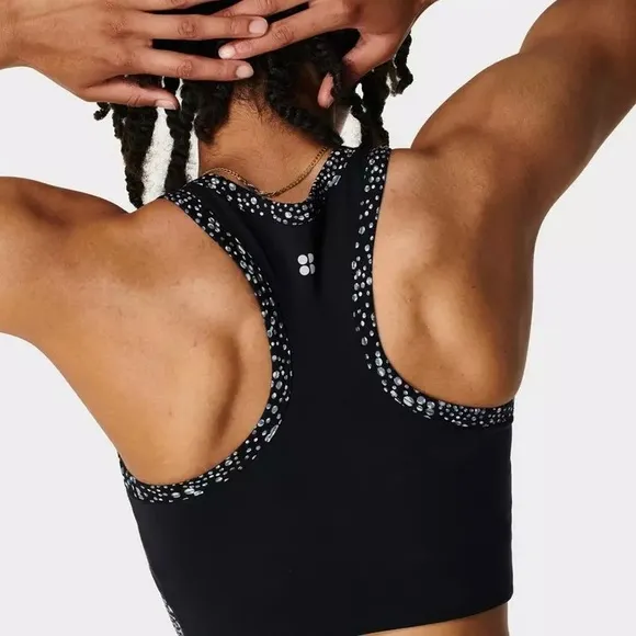 Sweaty Betty NWT Power Frame Workout Tank in Blue Celestial Dot