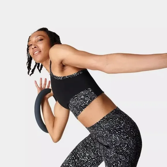 Sweaty Betty NWT Power Frame Workout Tank in Blue Celestial Dot
