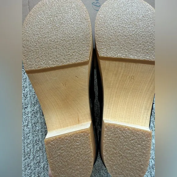Swedish Hasbeens | Zip it Emy style in black leather New in box clogs $490 sz 36