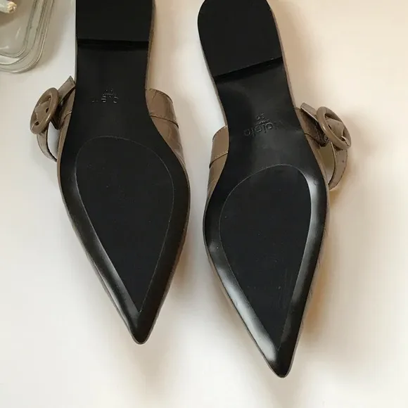 Sz 5.5 Mango | Flats Slide-On | Violet Café Mocha 💋