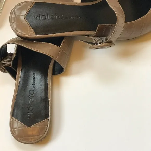 Sz 5.5 Mango | Flats Slide-On | Violet Café Mocha 💋