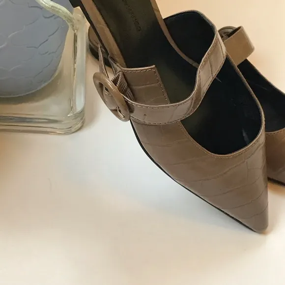 Sz 5.5 Mango | Flats Slide-On | Violet Café Mocha 💋