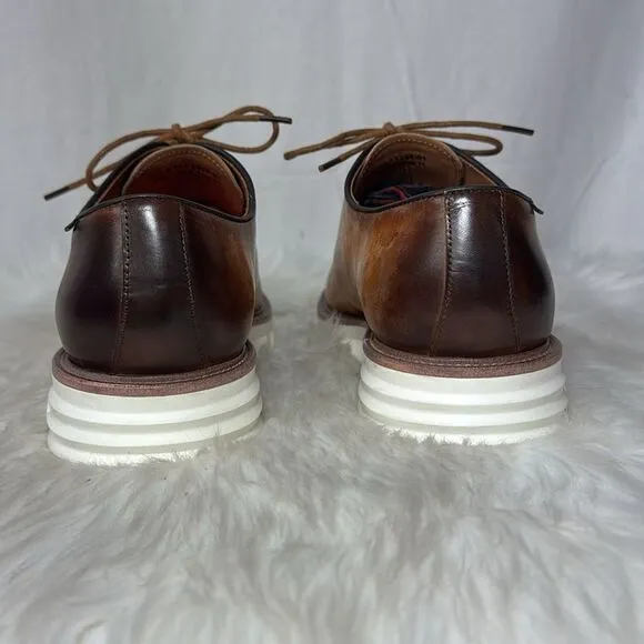 Taft 365 Men's Model 101 Wholecut Oxfords Walnut Ombre Leather Size 11