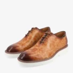 Taft 365 Men's Model 101 Wholecut Oxfords Walnut Ombre Leather Size 11