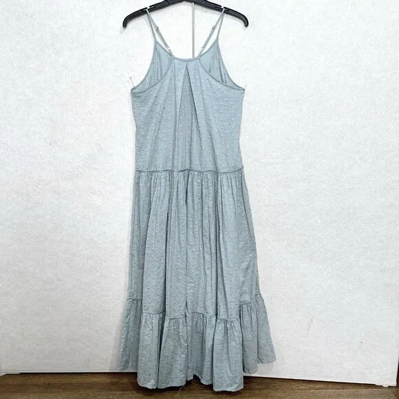 Talisman maxi Slip Dress Size S oversized, boho, floral, race back Tiered