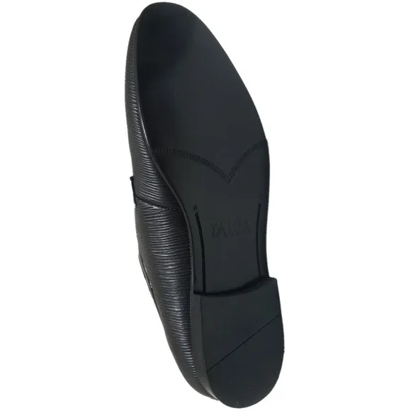 Tallia Men's Edmondo Leather Oxfords Black 10.5M