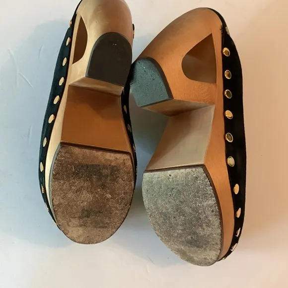 Tamara Mellon Grass roots clogs suede