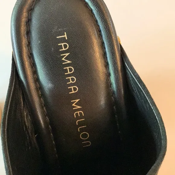 Tamara Mellon Grass roots clogs suede