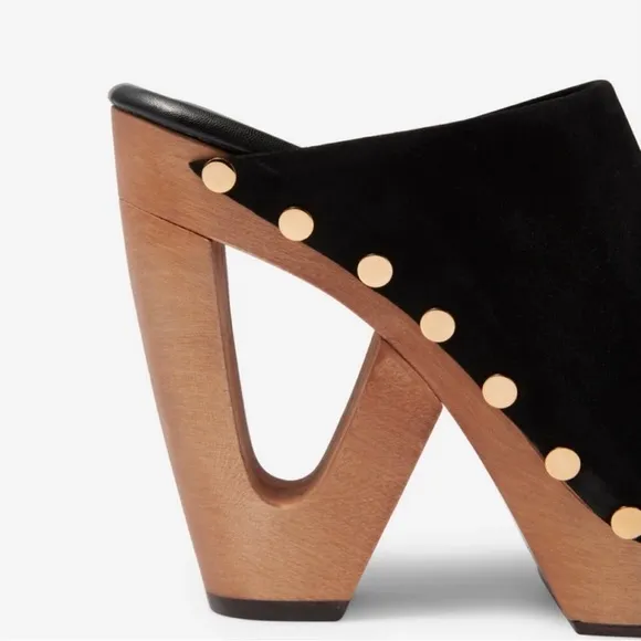 Tamara Mellon Grass roots clogs suede
