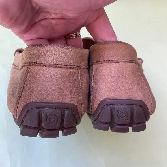 Tan Born super soft suede leather shoes