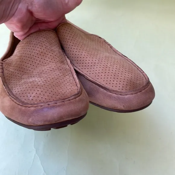 Tan Born super soft suede leather shoes
