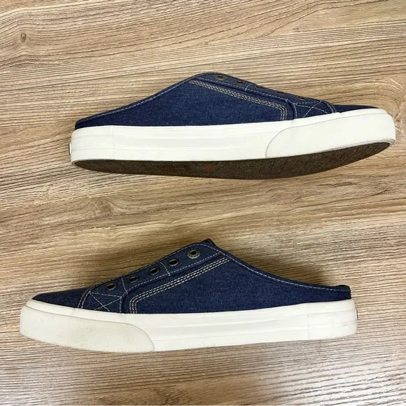 Taos Canvas Slip Ons EZ Soul Lake Blue Size 11