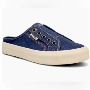 Taos Canvas Slip Ons EZ Soul Lake Blue Size 11