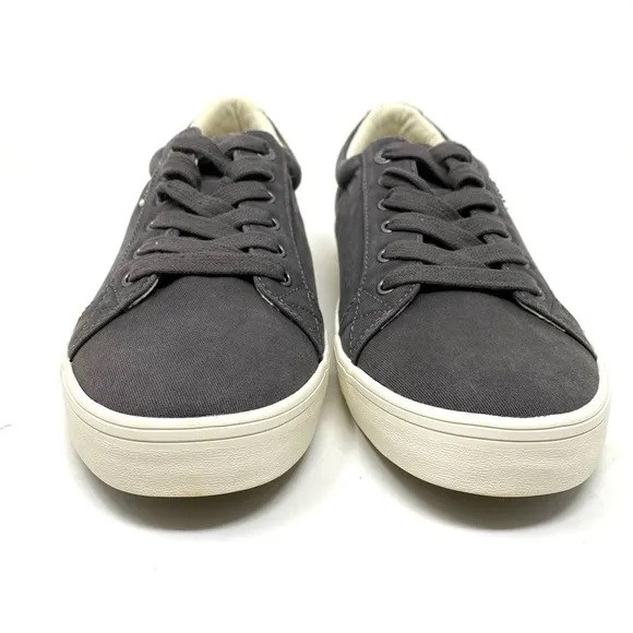Taos Footwear Men’s Starsky Sneakers Graphite Distressed Canvas