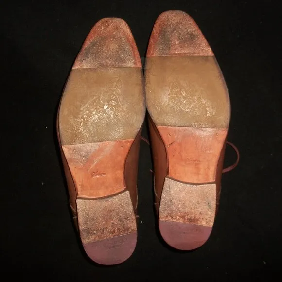 Ted Baker London Patrii Brown Leather Lace Up Oxfords 8M