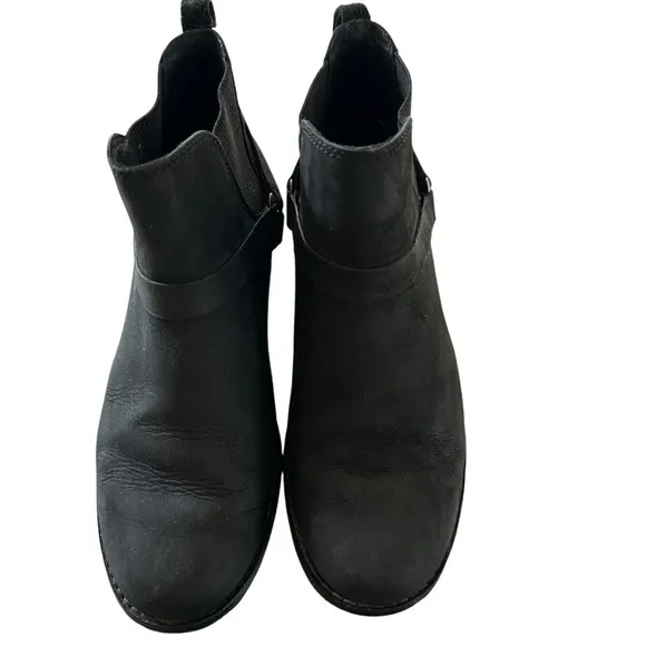 TEVA DE LA VINA BLACK SUEDE BOOTIES SIZE 6.5
