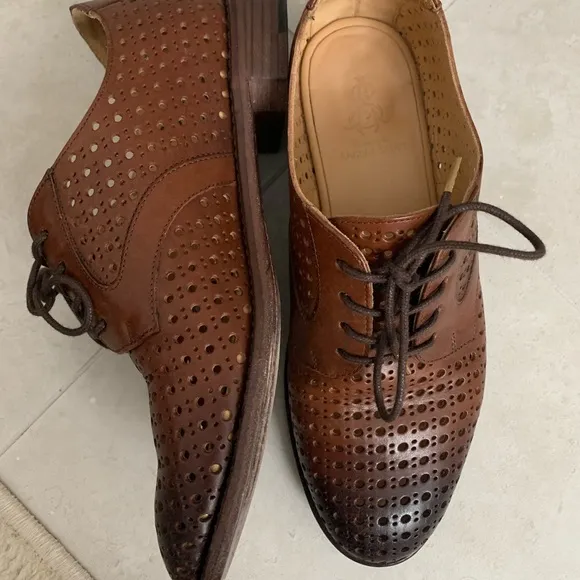 The Office of Angela Scott Oxfords Brown Leather 36.5 EUC