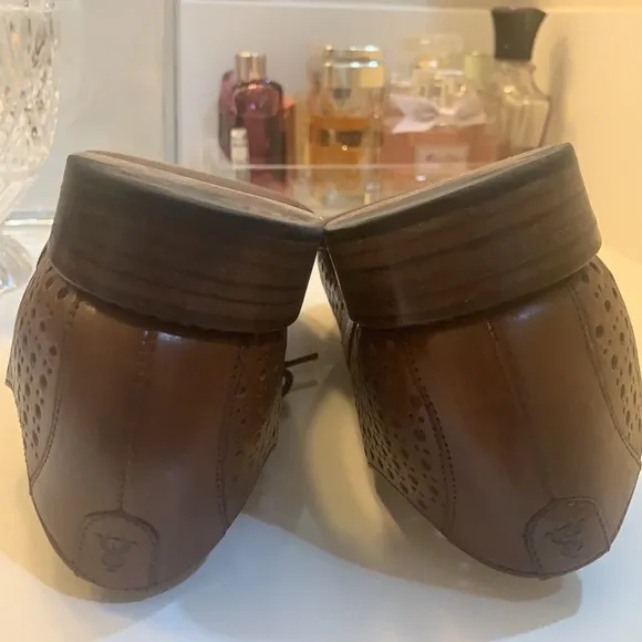 The Office of Angela Scott Oxfords Brown Leather 36.5 EUC