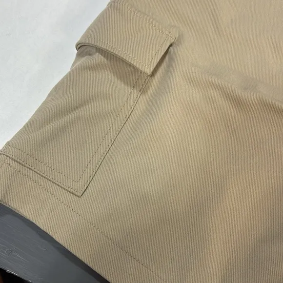 Theory Zaine Cargo Short in Bark Neoteric Twill streamlined cargo shorts new 36
