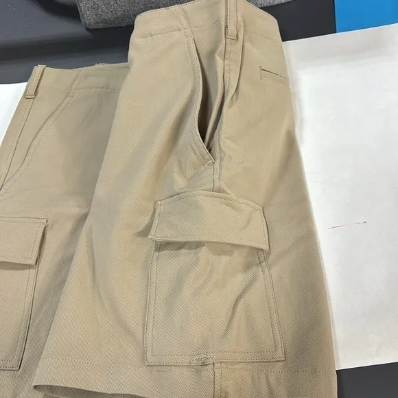 Theory Zaine Cargo Short in Bark Neoteric Twill streamlined cargo shorts new 36