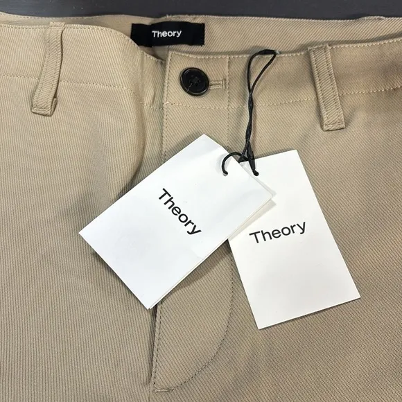 Theory Zaine Cargo Short in Bark Neoteric Twill streamlined cargo shorts new 36