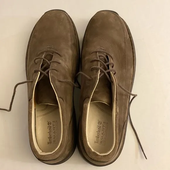 Timberland 13 Men’s Leather Shoes Oxfords Brown 79051 Smart Comfort System