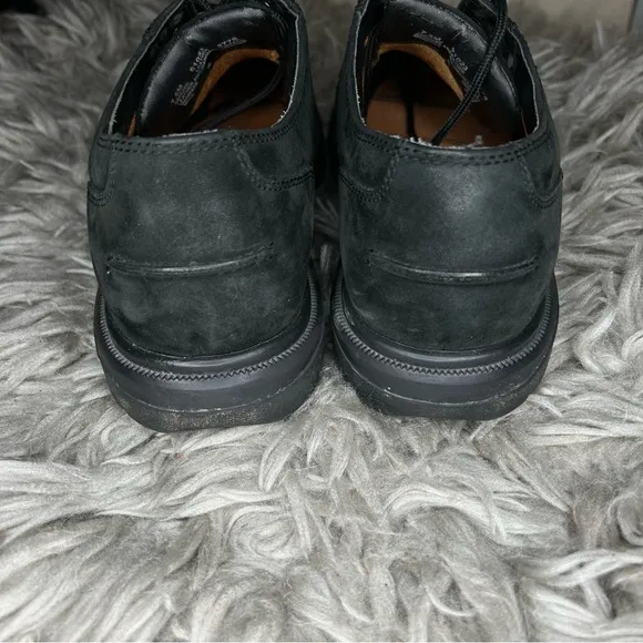 Timberland black suede lace up waterproof oxfords men’s shoe size 7.5
