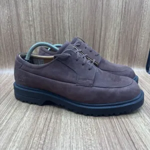 Timberland Brown Lace Up Oxfords Nubuck Leather Men’s 10.5 Wide