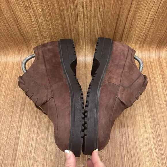 Timberland Brown Lace Up Oxfords Nubuck Leather Men’s 10.5 Wide
